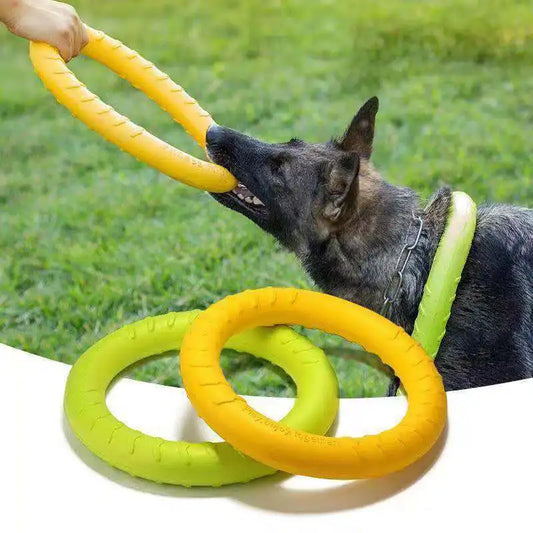 צעצועים לכלבים דיסק מעופף אילוף טבעת מושך נגד נשיכה לחיות מחמד